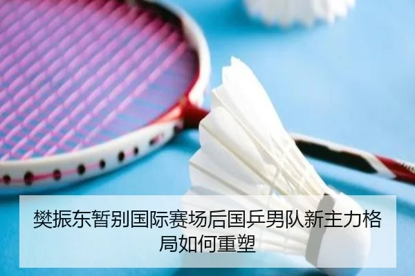 樊振东暂别国际赛场后国乒男队新主力格局如何重塑 - kaiyun